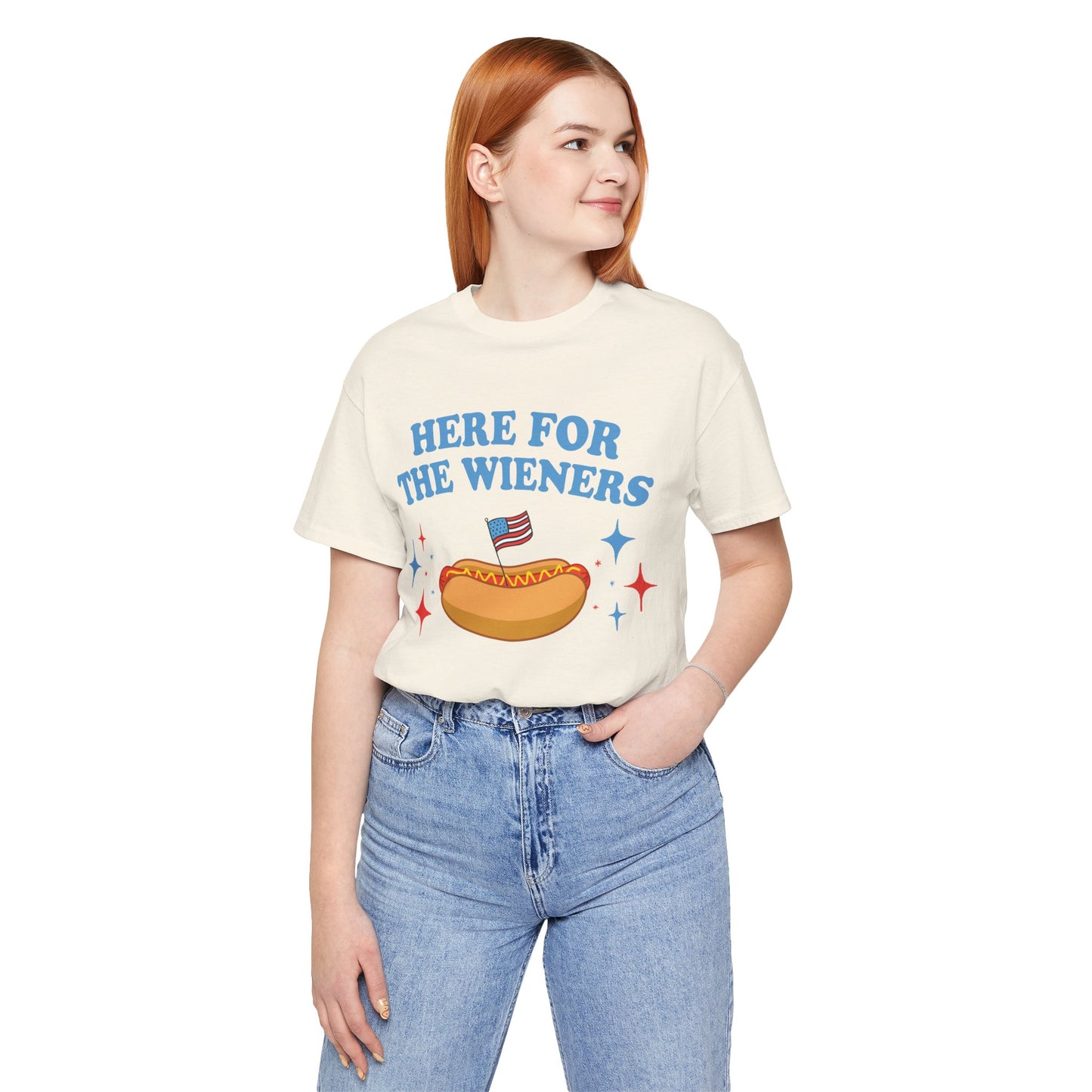 Here For The Wieners Tee